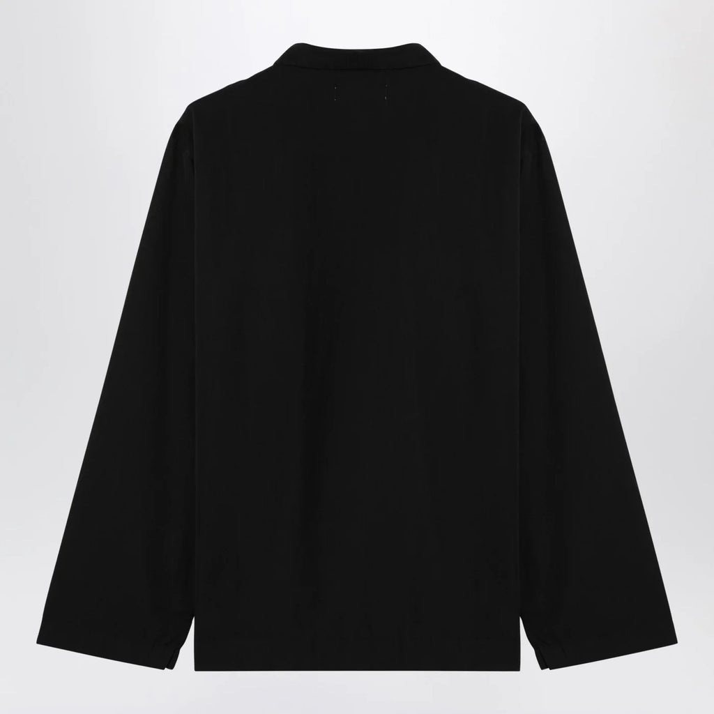 Tekla Black pyjama shirt