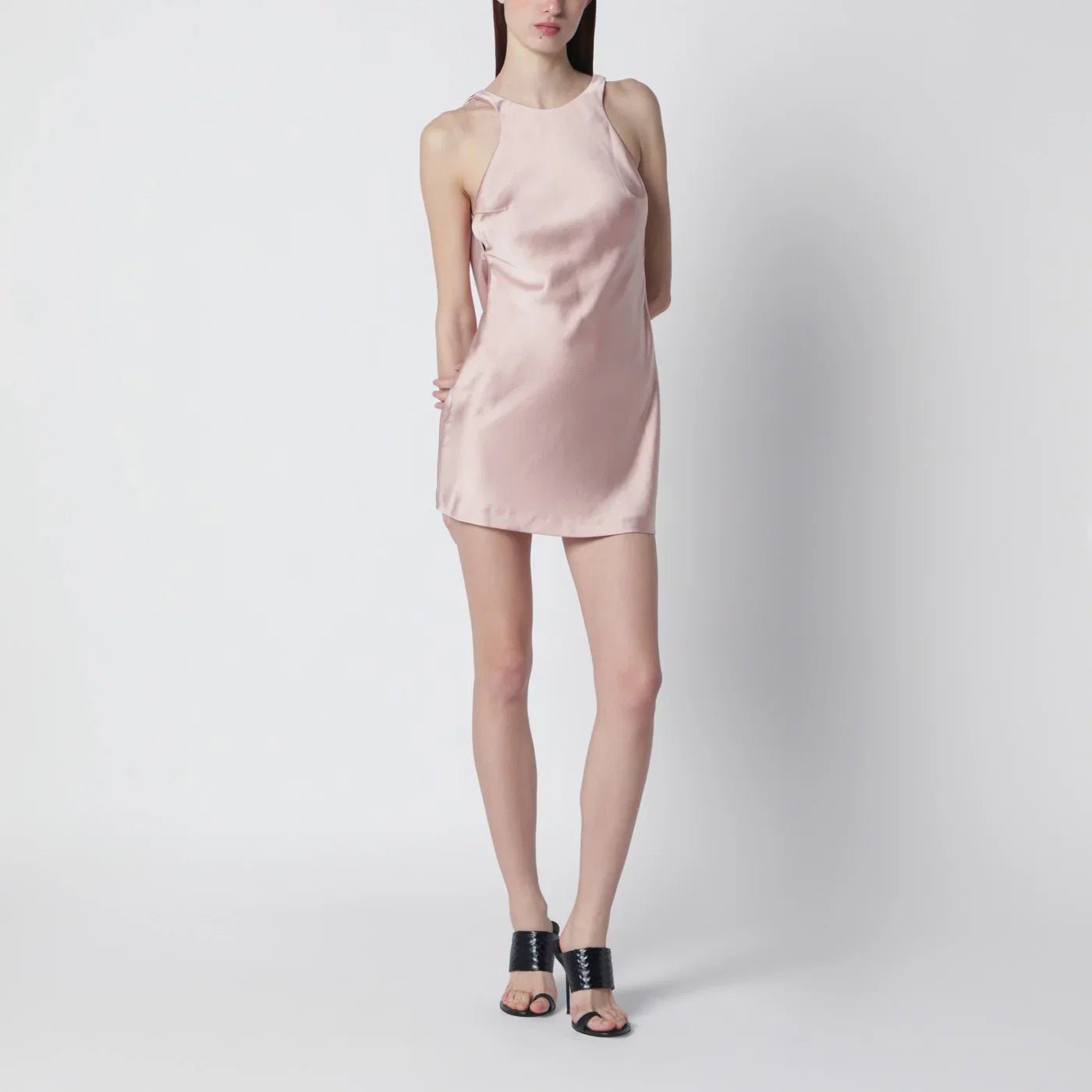 THE ANDAMANE Carmen mini dress with open back