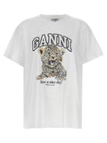 Ganni Leopard T-shirt