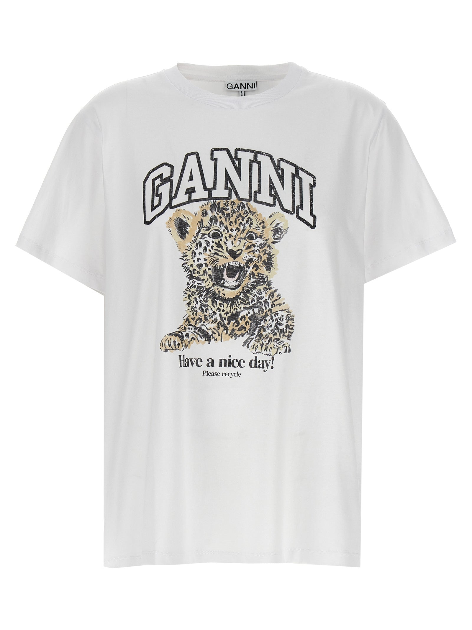 Ganni Leopard T-shirt