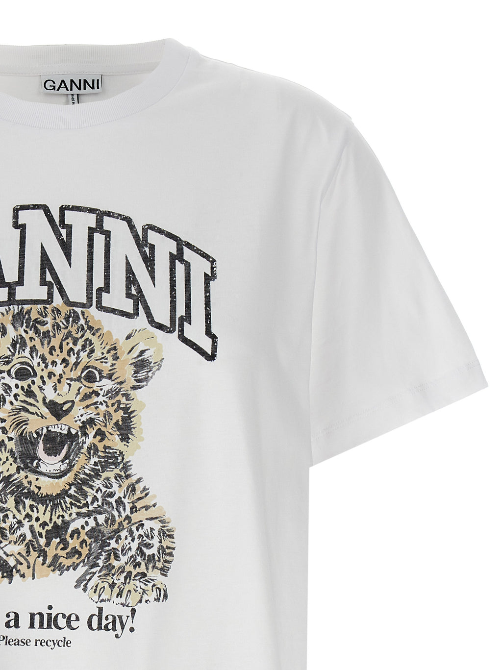 Ganni Leopard T-shirt