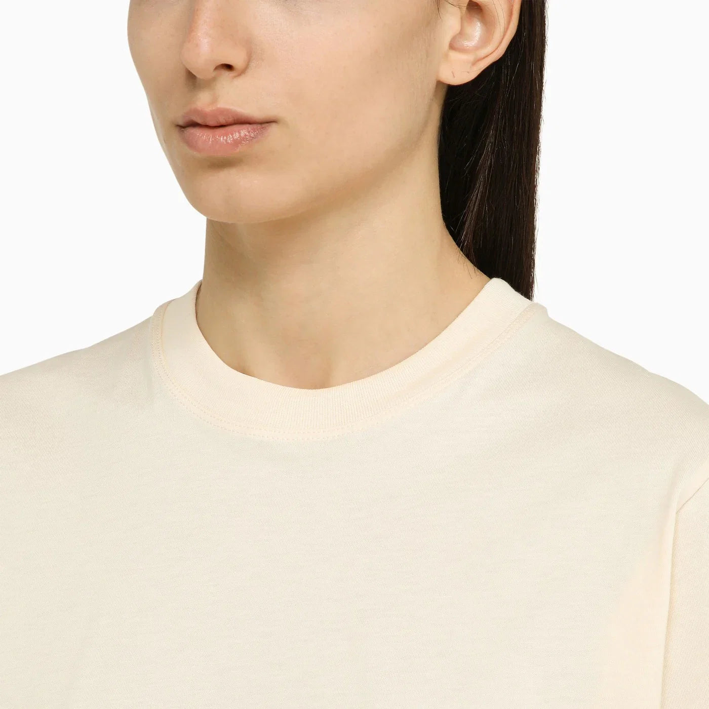 LouLou De Saison Ivory crew-neck t-shirt