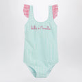 MC2 Saint Barth Bella e Monella swimsuit with Vichy pattern