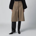 TheLatest Cognac cotton Dakota bermuda shorts