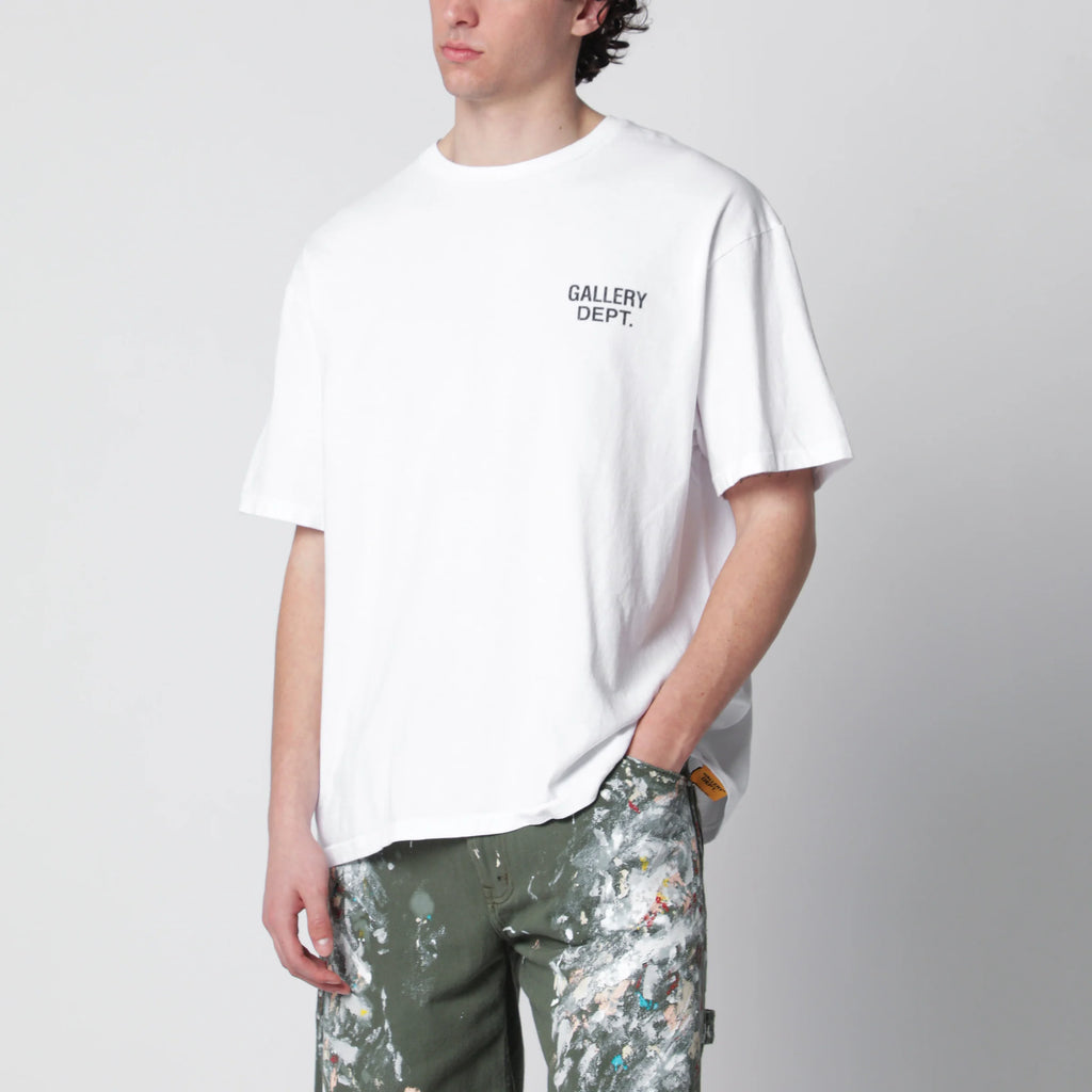 Gallery Dept. White T-shirt with logo print