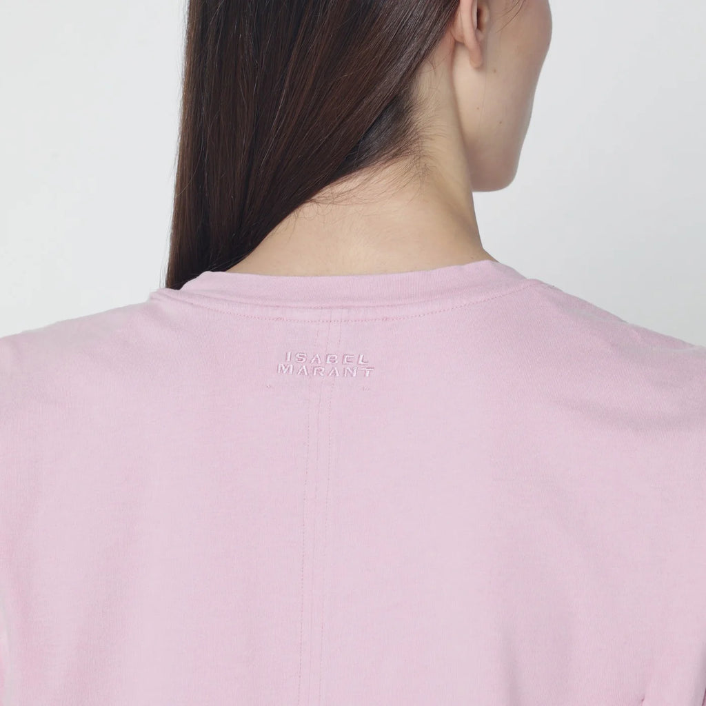 ISABEL MARANT Zelitos pink cotton T-shirt