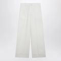 The Frankie Shop Brickell white wool-blend trousers