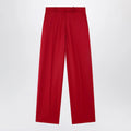 The Frankie Shop Red Brickell satin trousers