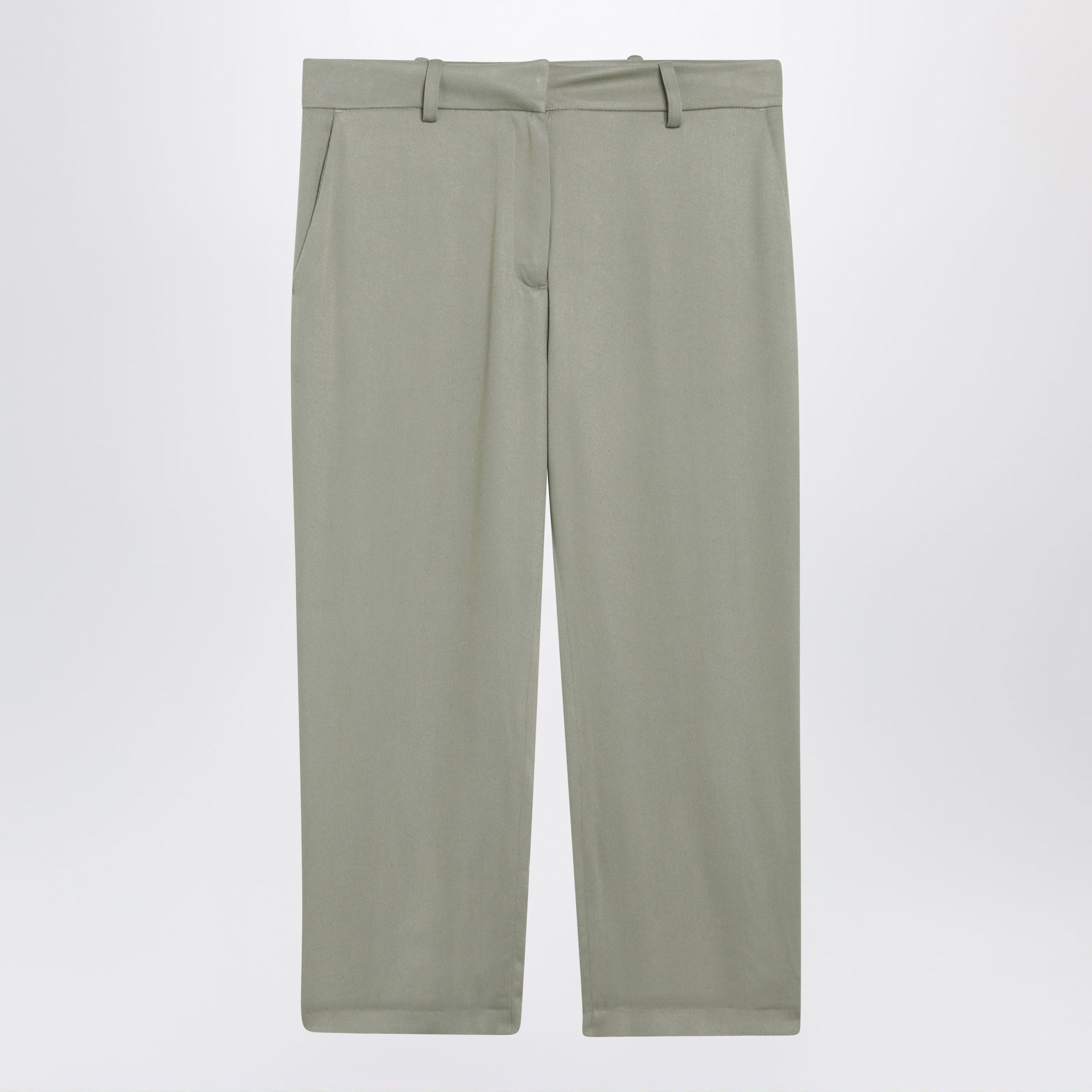 The Frankie Shop Sage green capri trousers