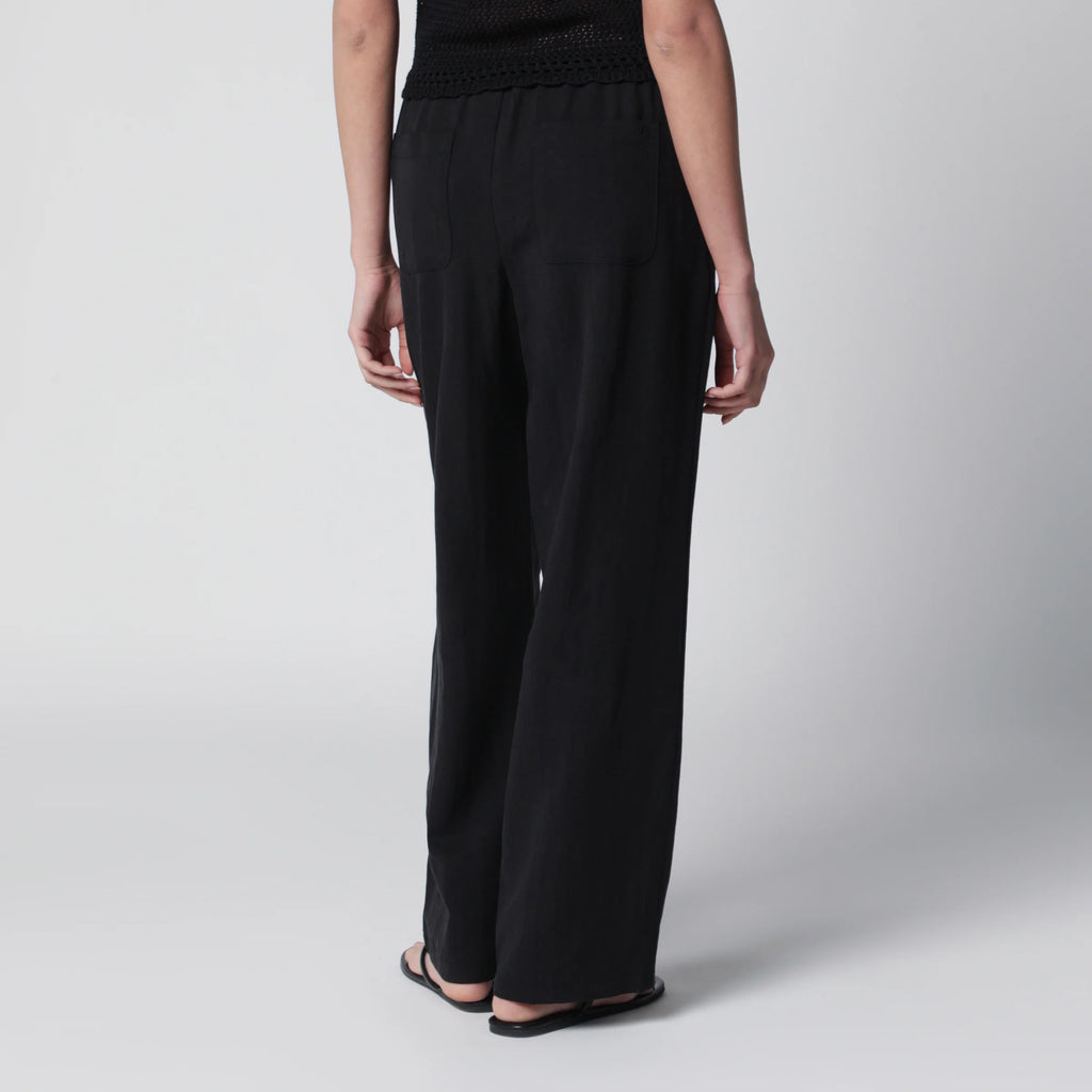 Dunst Black rayon trousers