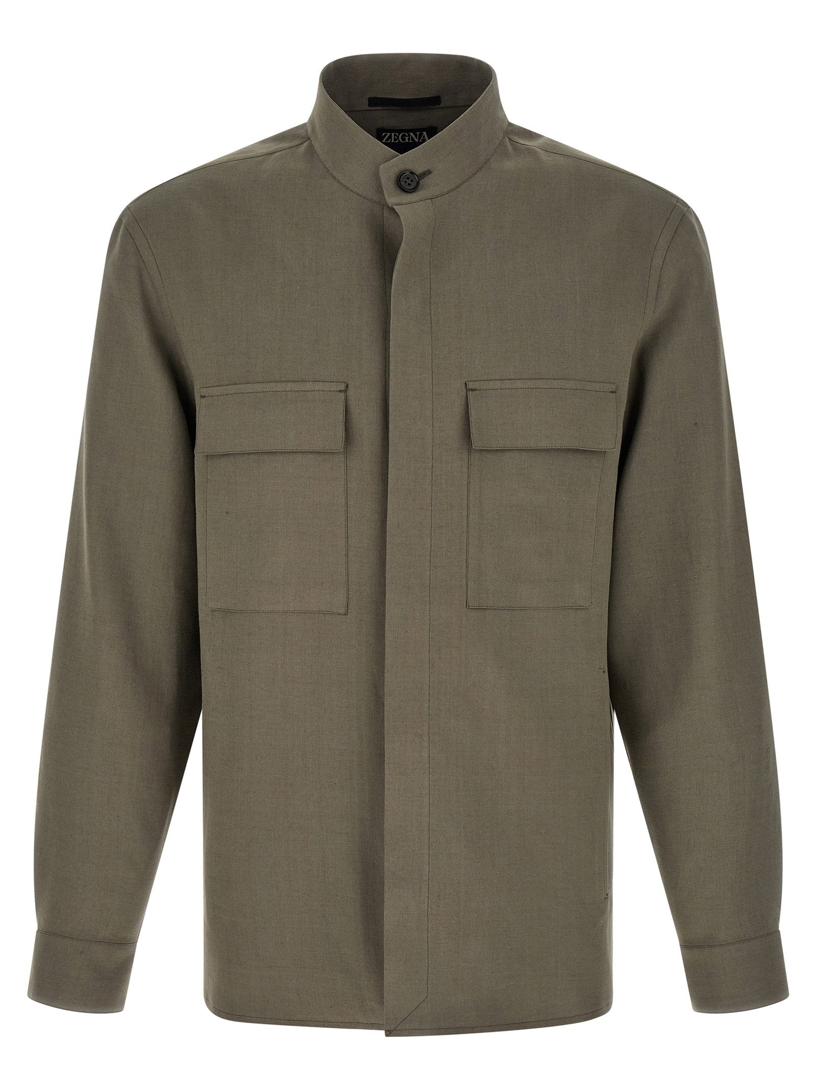 Zegna Oasi Lino Overshirt