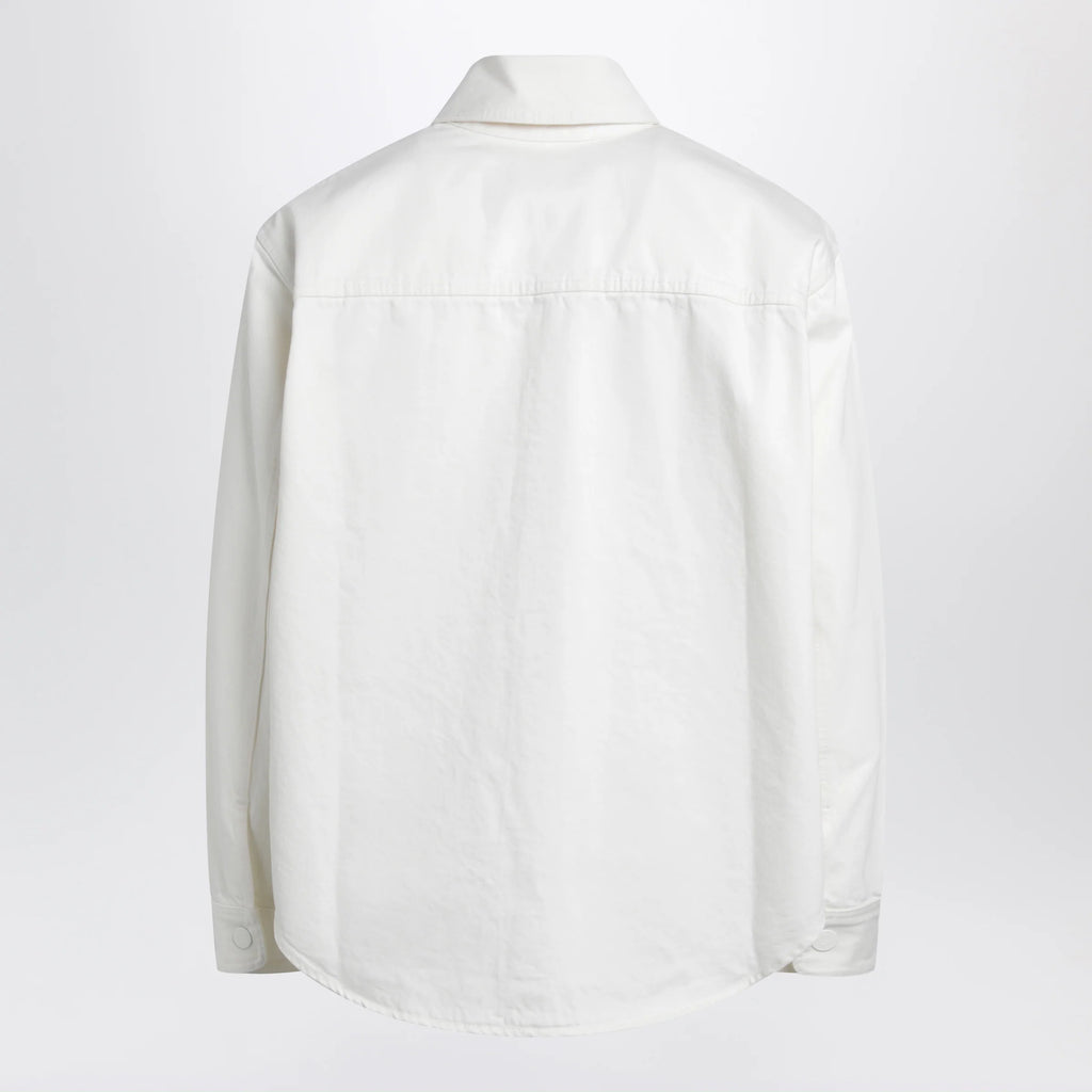 Cream Ami de Coeur shirt by Ami Paris