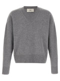 Ami Paris Puff Logo Patch Sweater