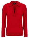 Brioni Cashmere And Silk Polo Shirt