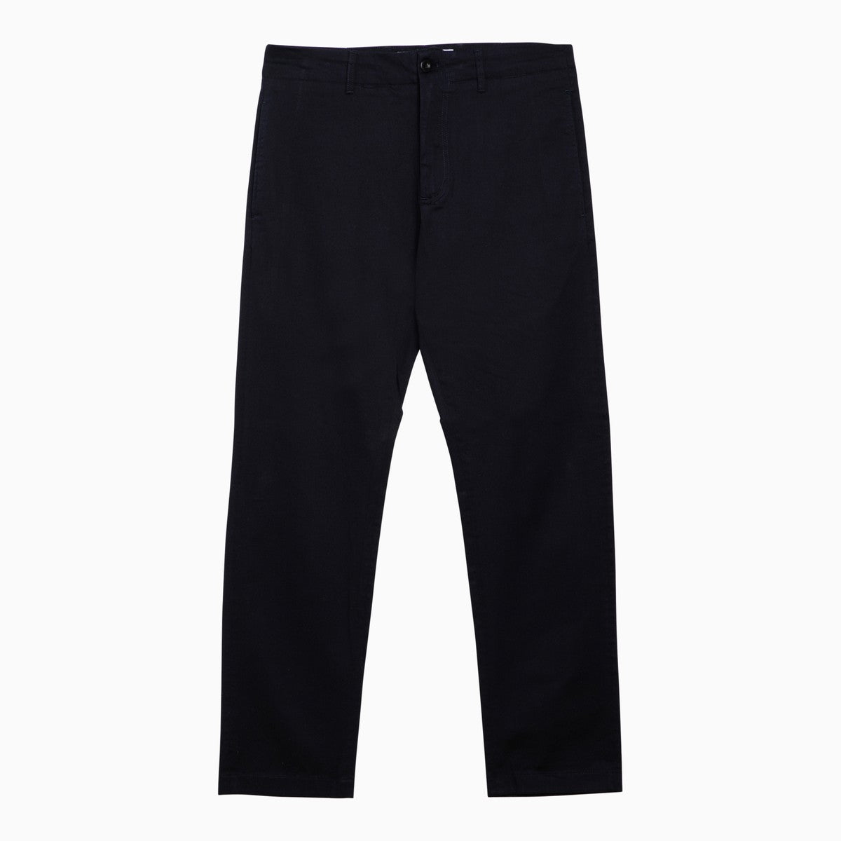 DEPARTMENT 5 Regular blue navy cotton trousers