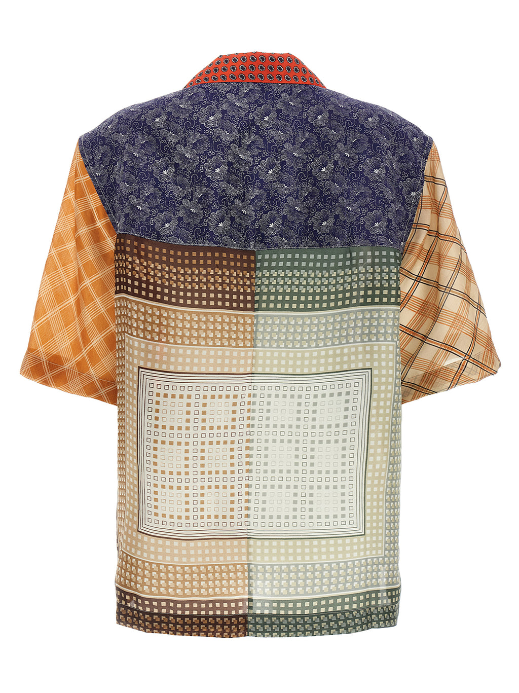 Marine Serre Regenerated Silk Scarves Bowling Shirt