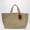 Manebí Large raffia tote bag