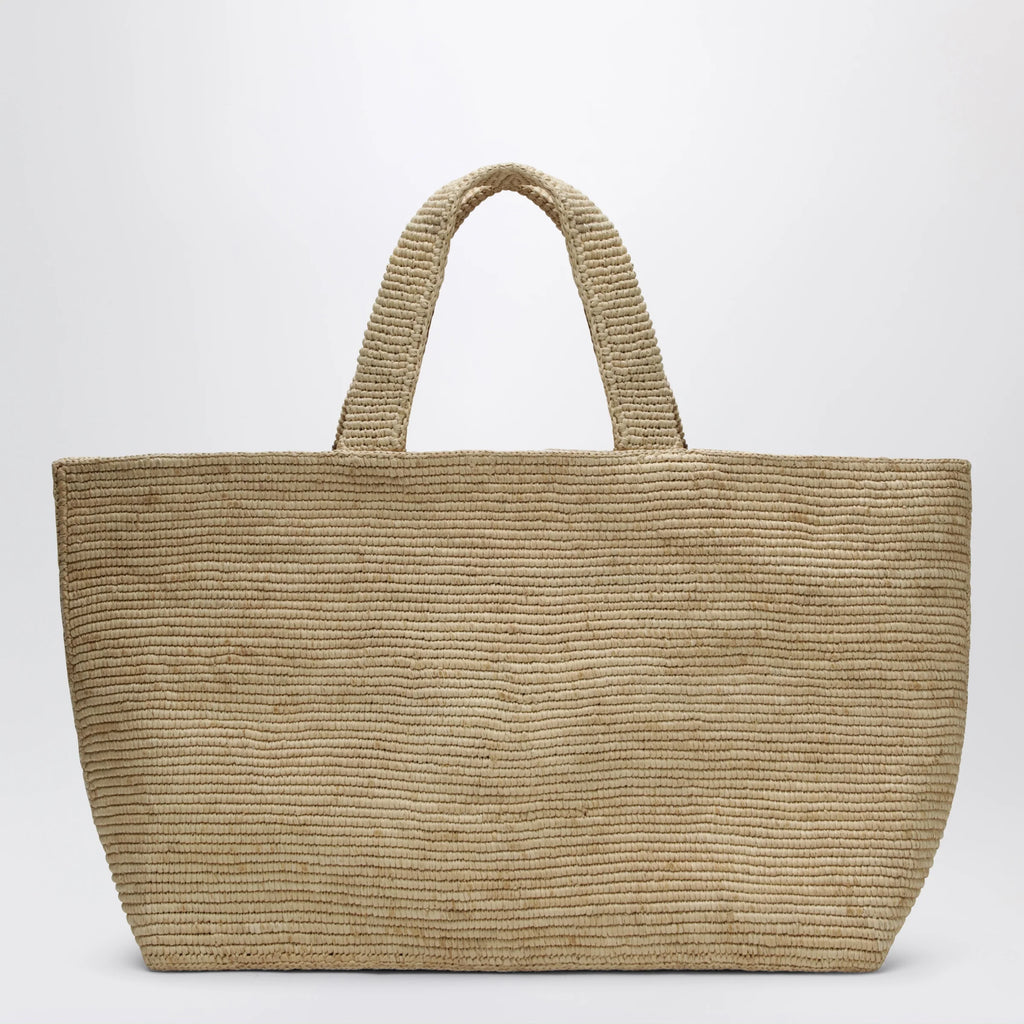 Manebí Large raffia tote bag