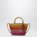 Manebí Mini Sunset Glow Panier bag in raffia