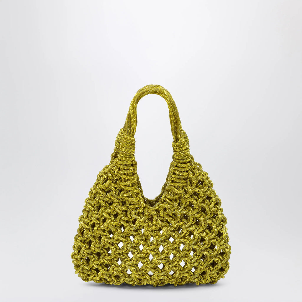 Hibourama Vannifique citrine yellow bag with crystals