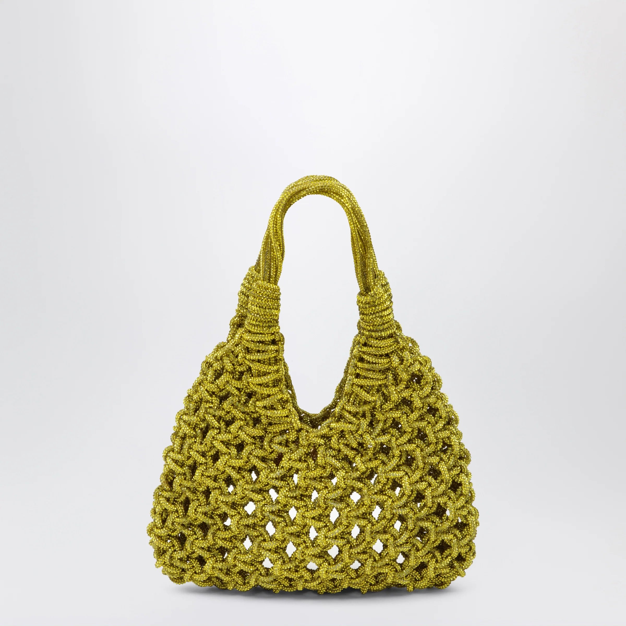 Hibourama Vannifique citrine yellow bag with crystals