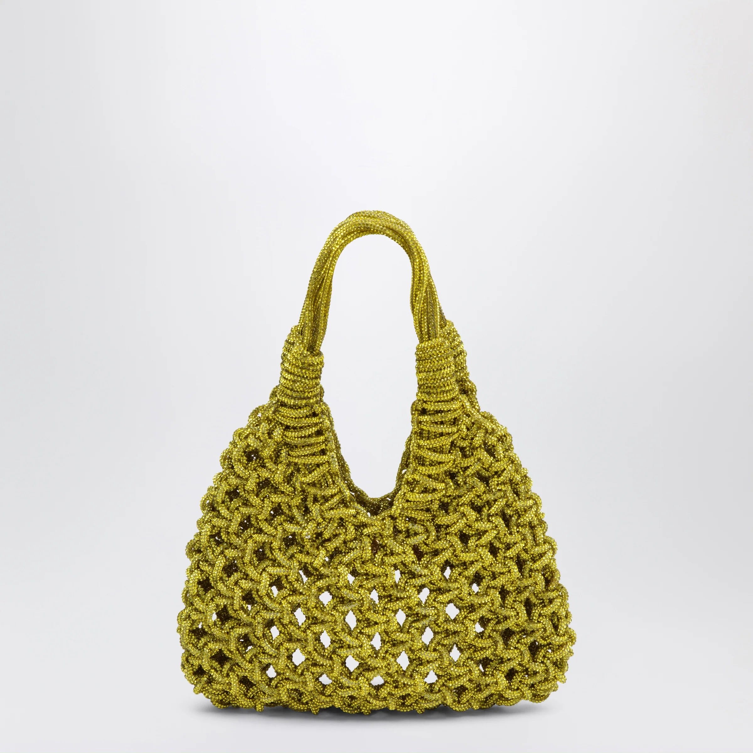 Hibourama Vannifique citrine yellow bag with crystals