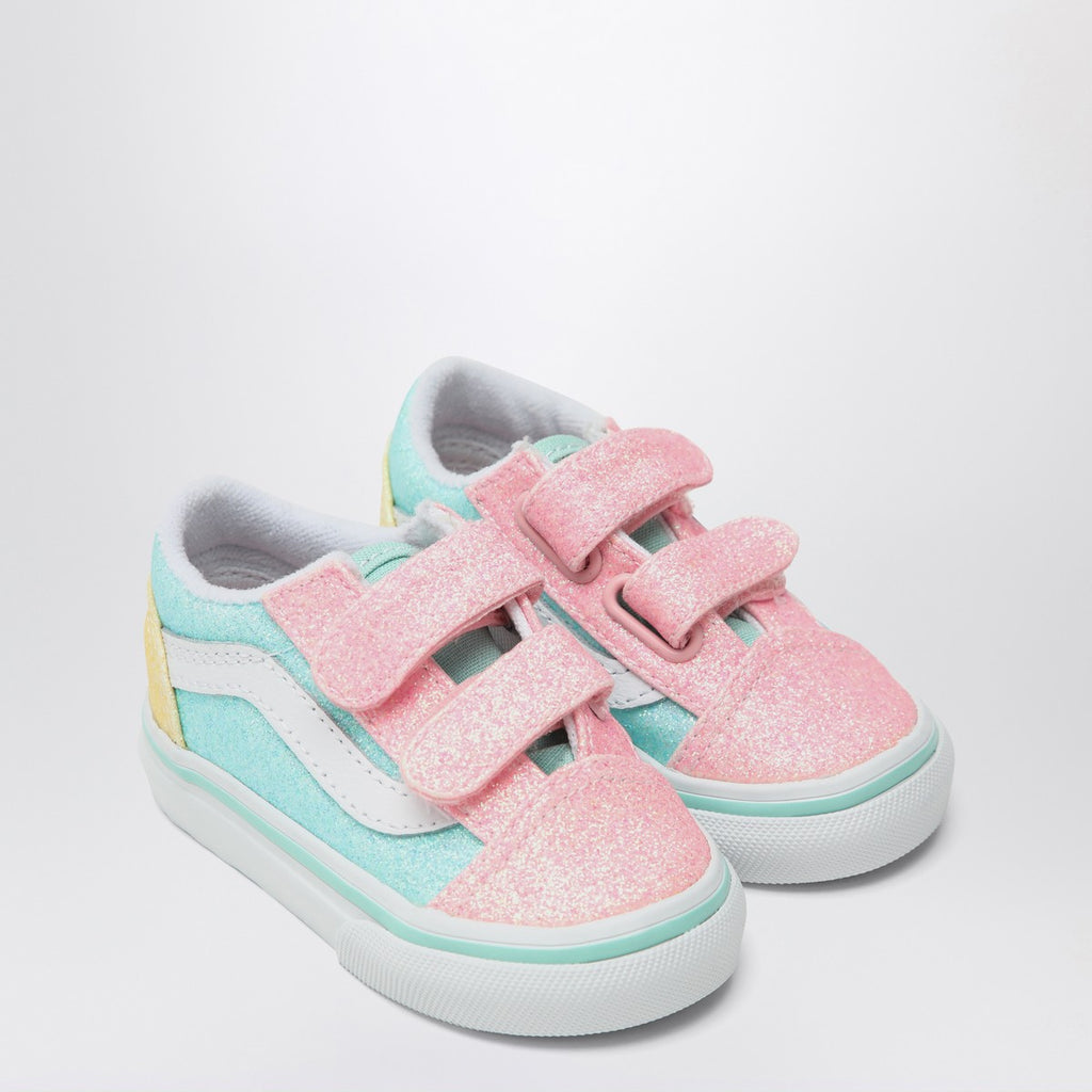 VANS Old Skool pink/blue/yellow glitter Sneaker