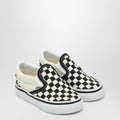 VANS Slip-on sneakers white/black with Check pattern