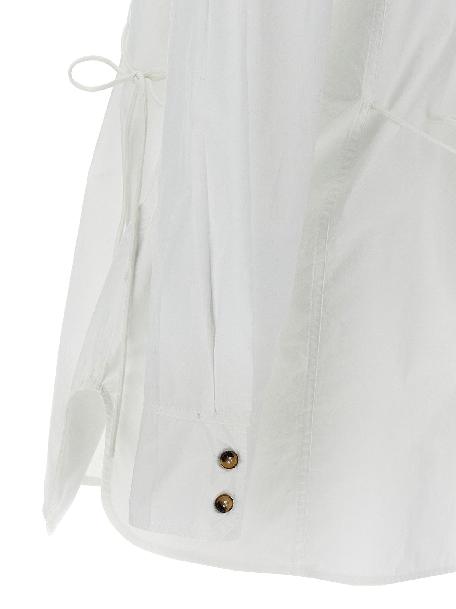 Ganni Lace-up Shirt