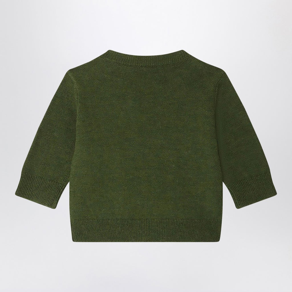 Bonpoint Almire dark green wool jumper