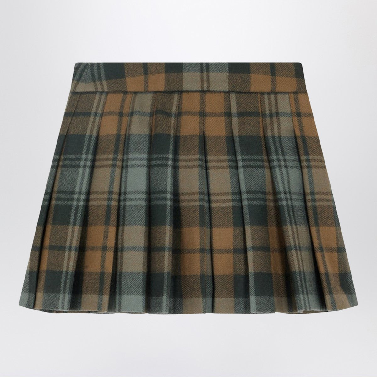 Bonpoint Talissa kilt skirt in wool with check pattern