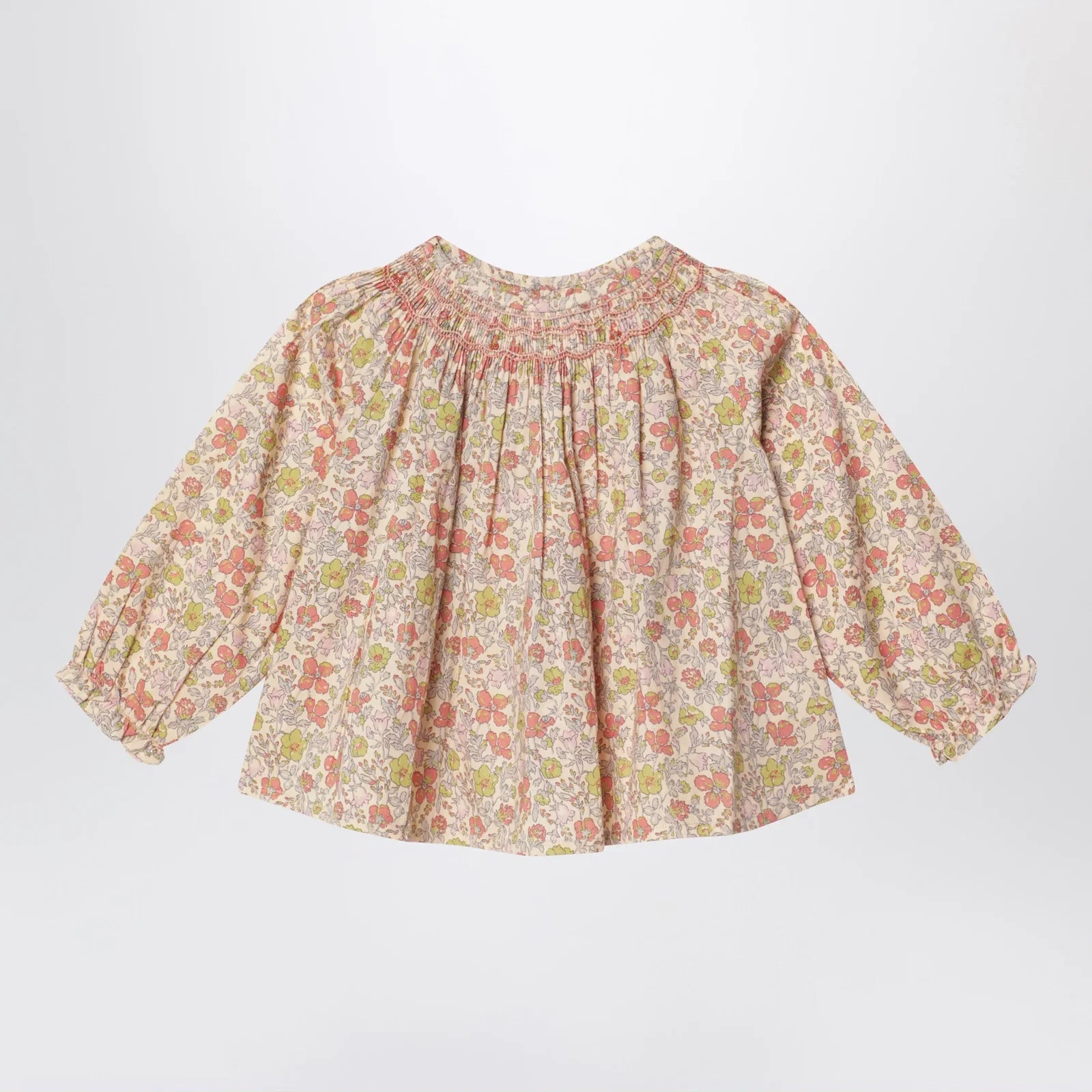 Bonpoint Pink Liberty fabric shirt