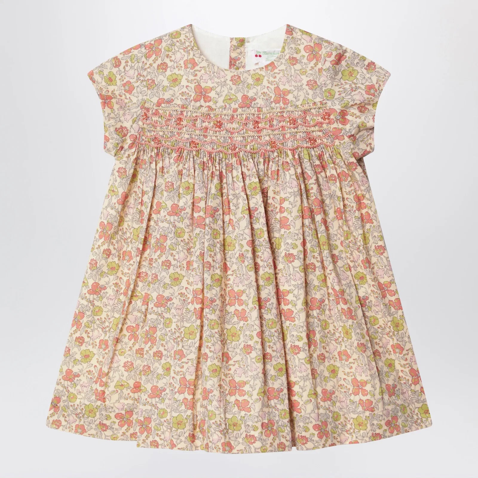 Bonpoint Liberty print smocked dress