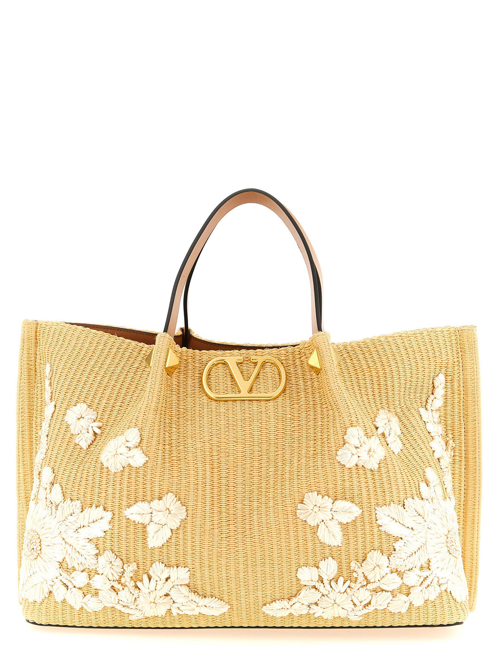 Shopping Valentino Garavani Medium Raffia