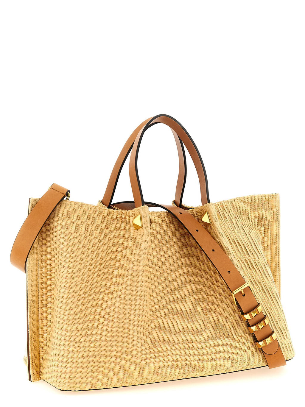 Shopping Valentino Garavani Medium Raffia