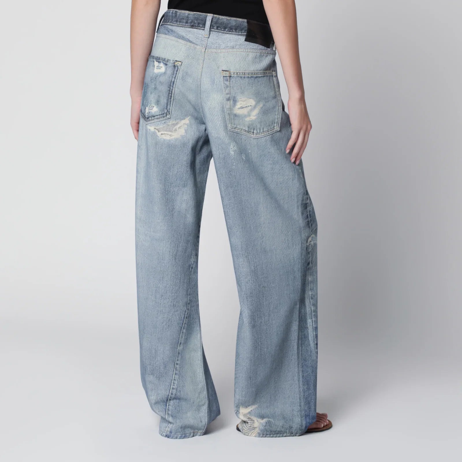 Our Legacy Full Cut Digital Denim Print Jeans