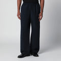 Willy Chavarria Pinstripe jogging trousers with logo embroidery