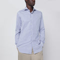 XACUS White striped Travel shirt