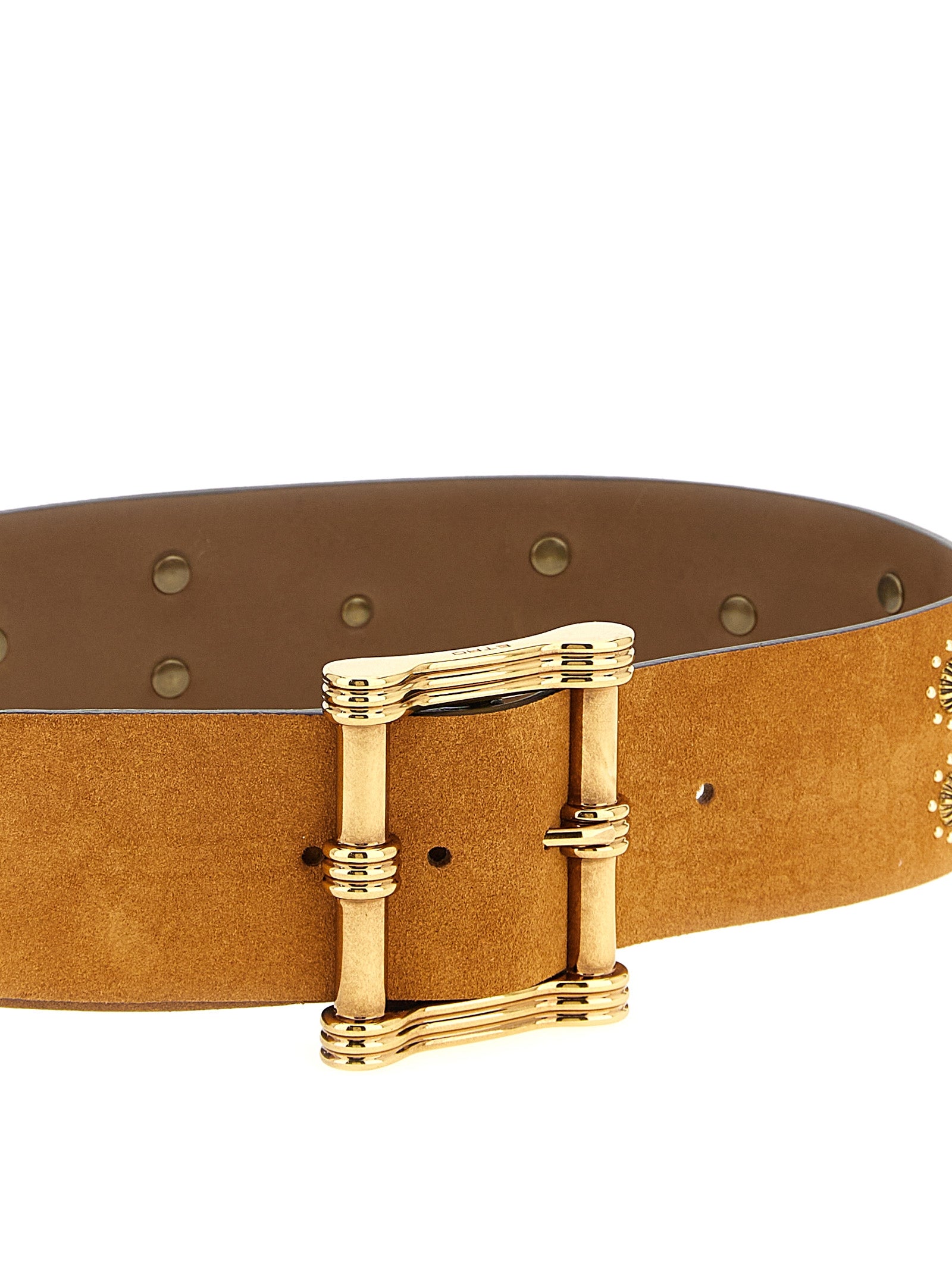 Etro Suede Studded Belt