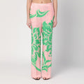 ETRO Wide printed trousers in silk blend
