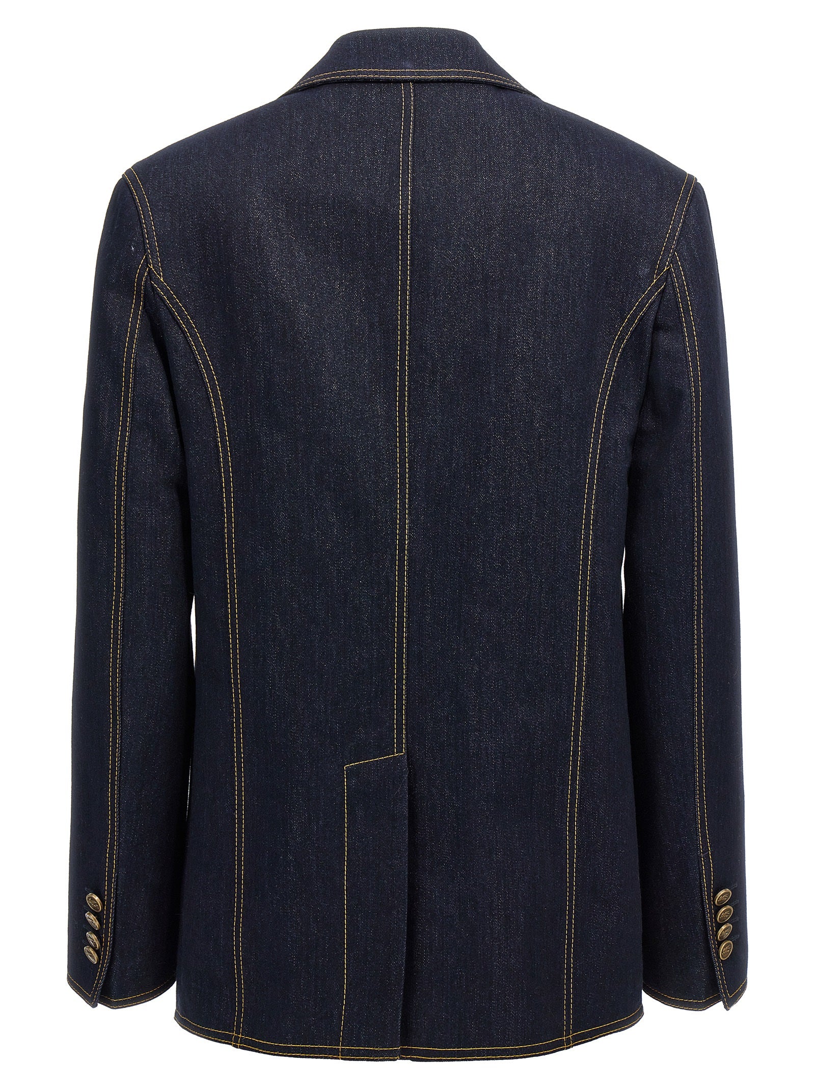 Etro Single-breasted Denim Blazer