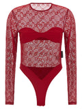 Marine Serre Moonogram Bodysuit