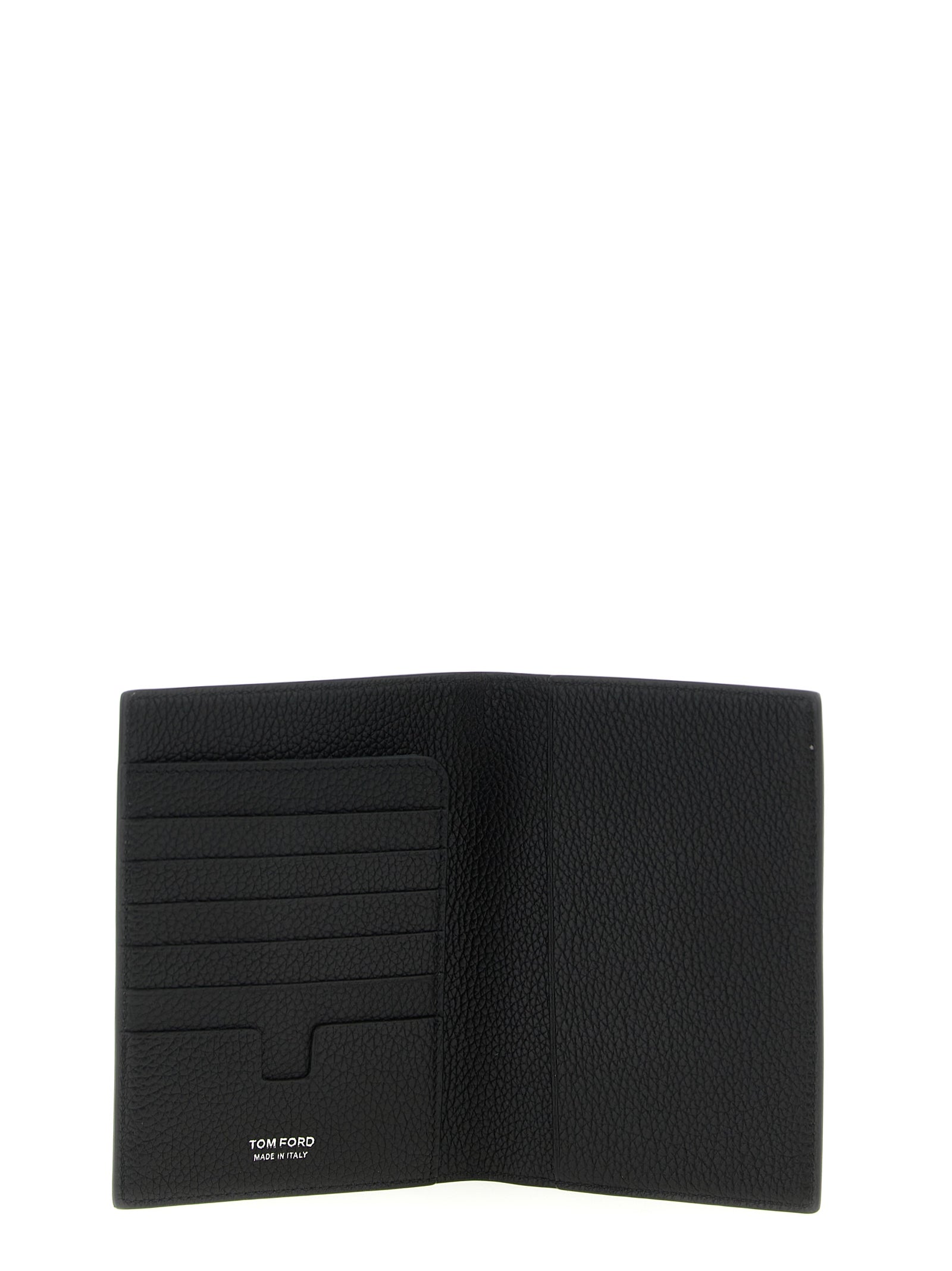 Tom Ford Hammered Leather Passport Holder
