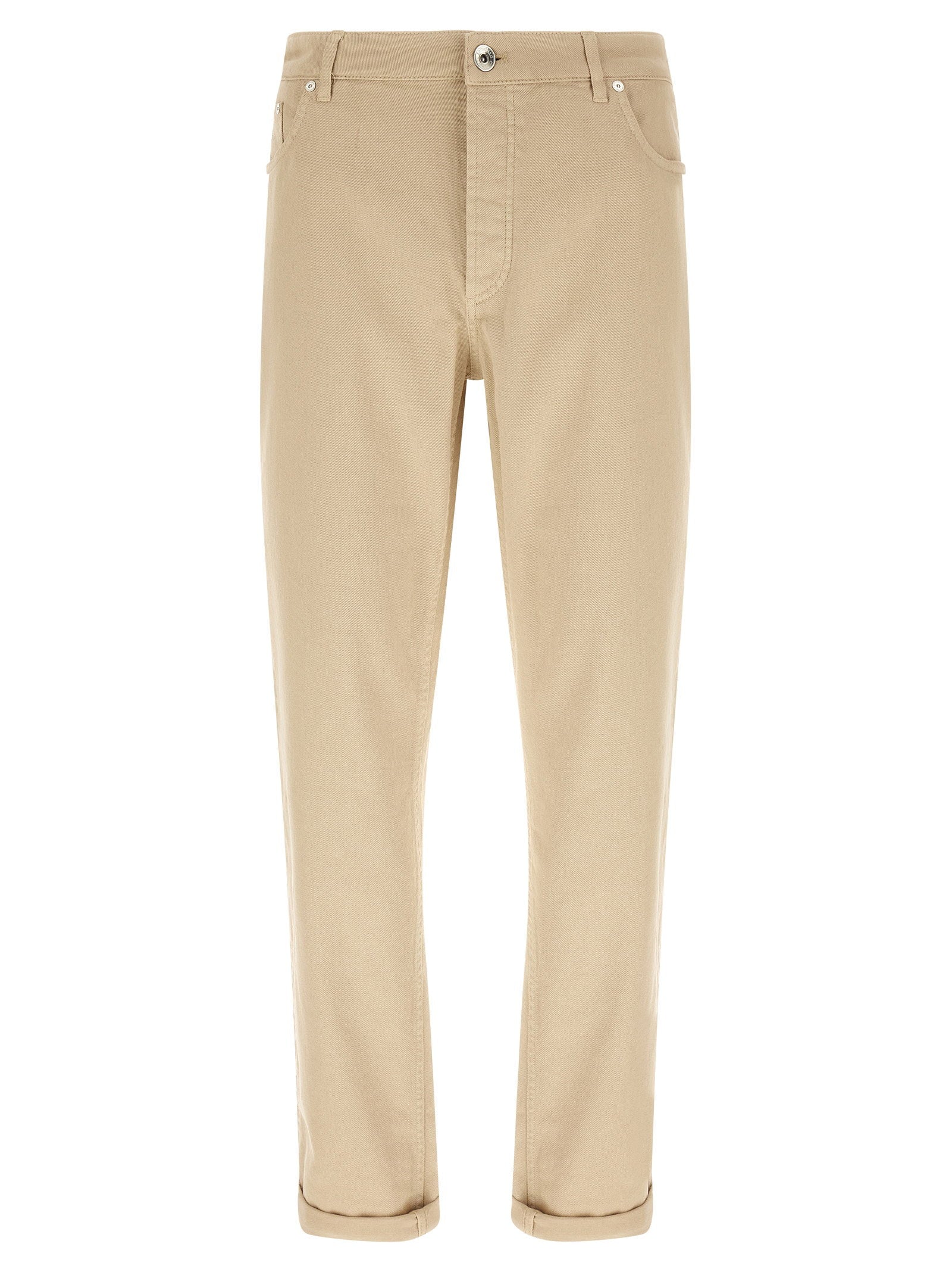 Brunello Cucinelli Coat Of Arms Embroidery Jeans