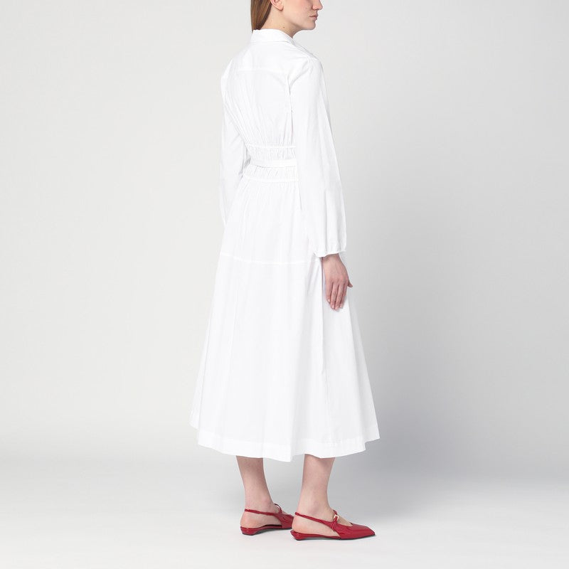 Semicouture White Coralise chemise dress