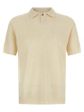 Ma'ry'ya Spongy Effect Polo Shirt