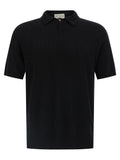 Ma'ry'ya Spongy Effect Polo Shirt