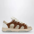 Santha Cream/brown mesh and suede Model 1 Sneakers