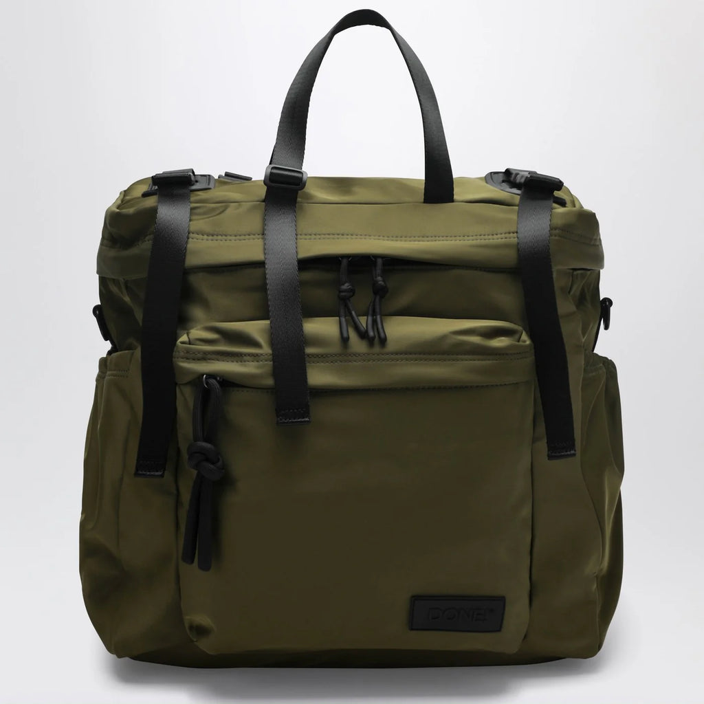 DONE! Large East+West backpack in green