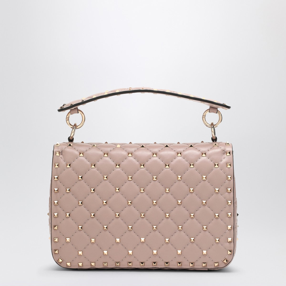 Valentino Medium Rockstud Spike bag in powder pink